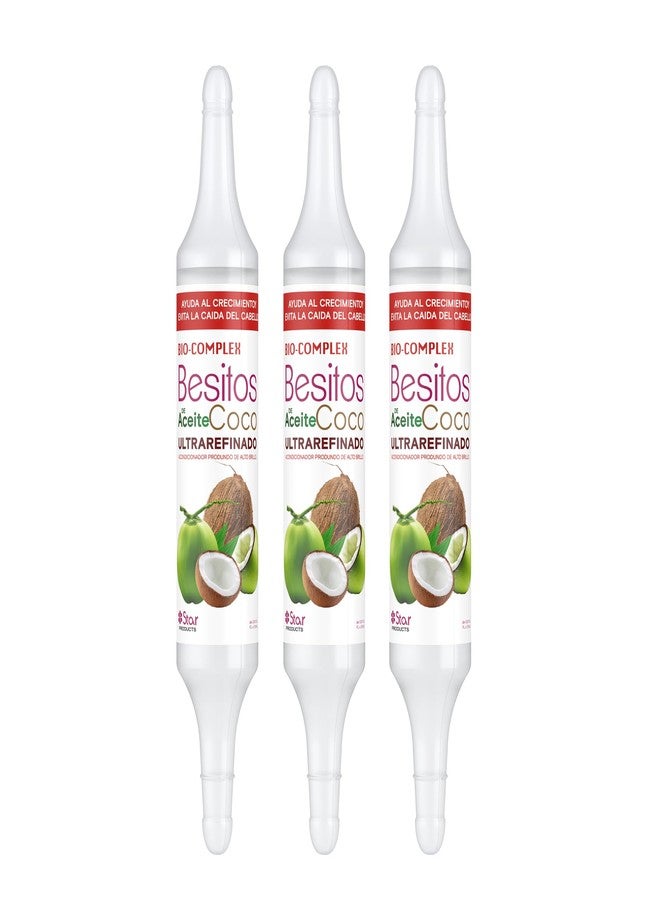 Bio Complex Coconut Oil Capsules 3Pack – 0.61 oz Each, Deep Moisturizing Hair Treatment for Repair, Hydration, and Strengthening - Image 1